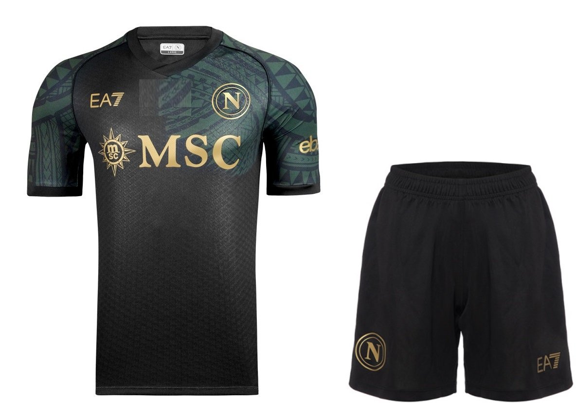 Kit infantil III Napoli 2023 2024 EA7 oficial 